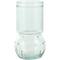 Clear Small Bubble Ribbed Recycled Glass Vase Set